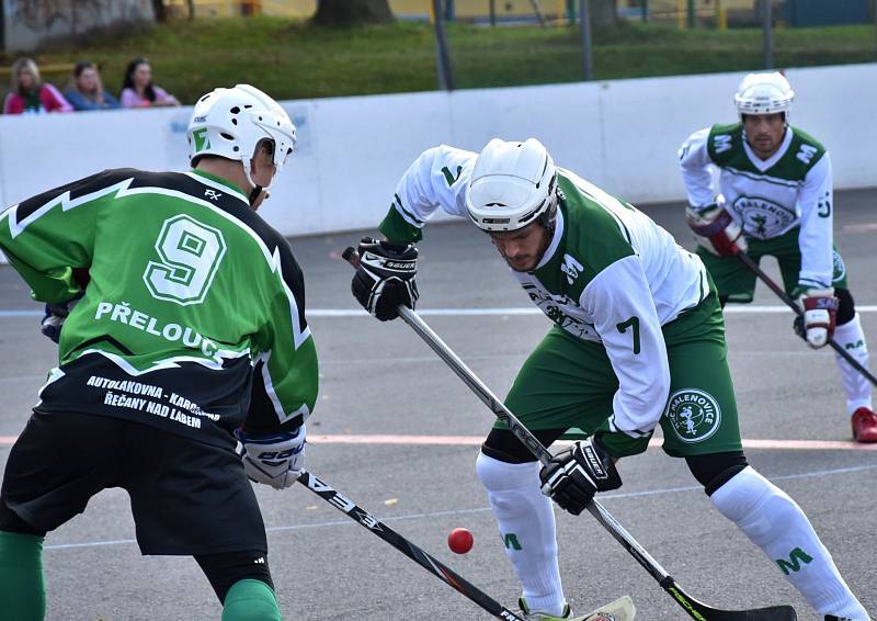 1. hokejbalová liga Malenovice-Přelouč