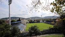 Fotbalový stadion Letná ve Zlíně.