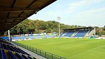 Fotbalový stadion Letná ve Zlíně.