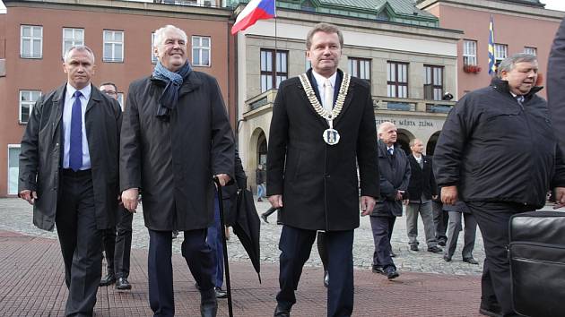 Návštěva prezidenta Miloše Zemana ve Zlínském kraji v roce 2016