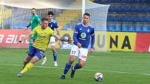 Fotbalisté Zlína (žluté dresy) v sobotu doma přivítají Mladou Boleslav. 