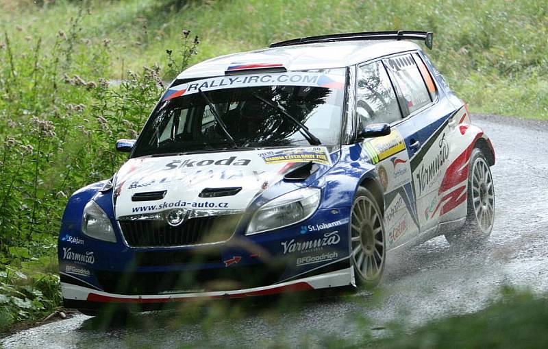 Účastníci 40. ročníku Barum Czech Rally Zlín v sobotu absolvovali osm rychlostních zkoušek v rámci 1. etapy, po které je pořád ve vedení Jan Kopecký.