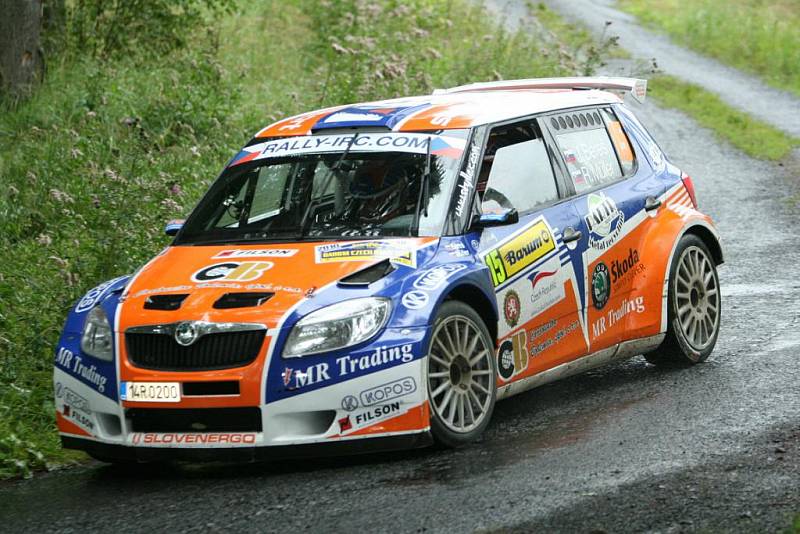 Účastníci 40. ročníku Barum Czech Rally Zlín v sobotu absolvovali osm rychlostních zkoušek v rámci 1. etapy, po které je pořád ve vedení Jan Kopecký.