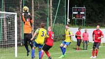 Fotbalisté Příluk ve svém druhém domácím zápase I. B třídy skupiny A nezvládli první poločas duelu s rezervou Brumov a prohráli 1:3.