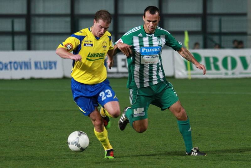 fotbal Zlín - Bohemians Praha, II. liga. 