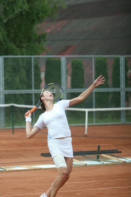 Tenisový turnaj žen ITF Smart Card Open by Monet +, na snímku Renata Voráčová. 