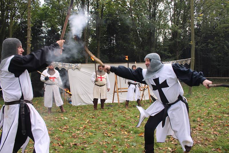 Rytíři na Janově hradě ve Vizovicích