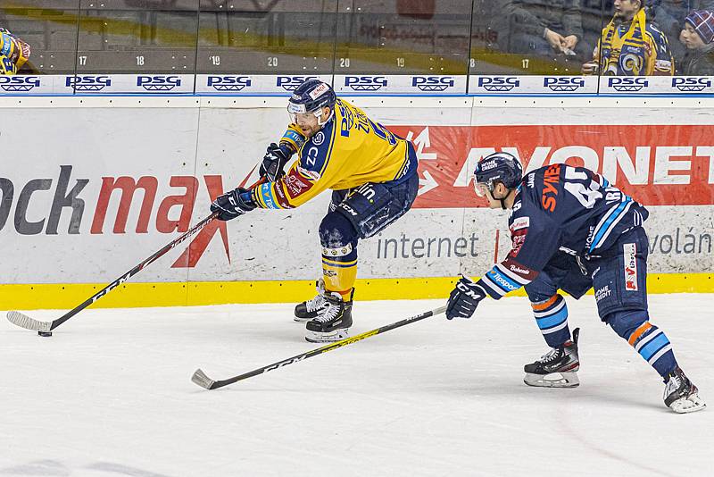 Hokejisté Zlína ve 45. kole extraligy vyzvali Liberec