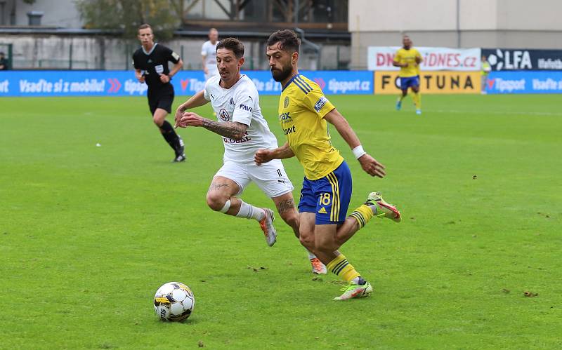 Fotbalisté Zlína (žluté derby ) v nedělním derby hostili sousední Slovácko