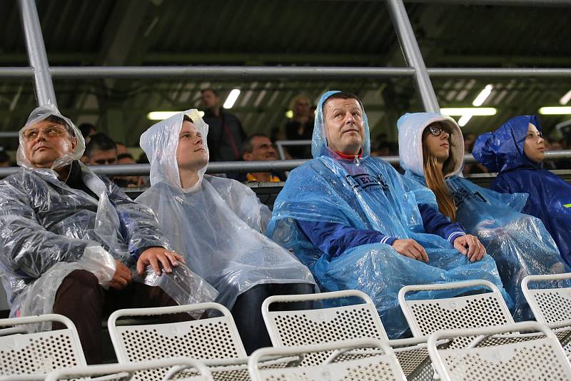 Zápas Evropské ligy FC Zlín vs. FC Sheriff na Andrově stadionu v Olomouci