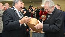 Prezident Miloš Zeman ve Zlínském kraji