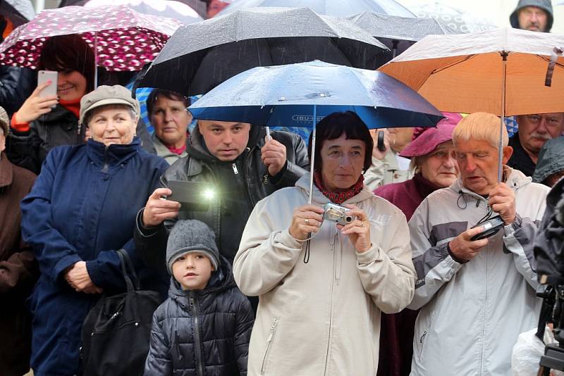 Návštěva prezidenta Miloše Zemana ve Zlínském kraji.