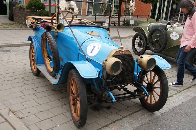 Start 49. ročník Barum Czech Rally. Bugatti