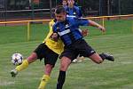 fotbal, KFS Zlín, I.B třída, Tečovice (v modročerném) - Roštění