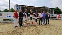 Oblastní mistrovství Zlínské oblasti ČJF v kategoriích skoky pony a skoky děti na velkých koních se uskutečnilo o víkendu v Tlumačově