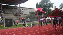 Na novém stadionu v Otrokovicích se v sobotu konalo krajské kolo požárního sportu dobrovolných hasičů.