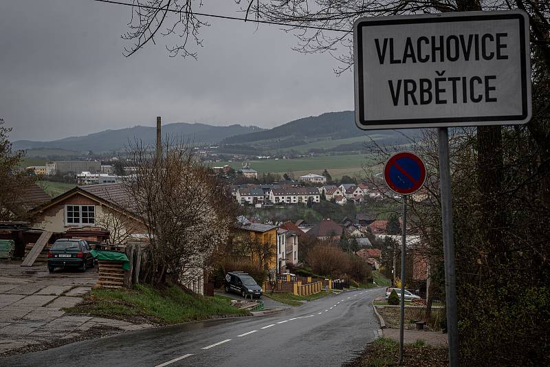 Obec Vlachovice - Vrbětice na Zlínsku, 22. dubna 2021.