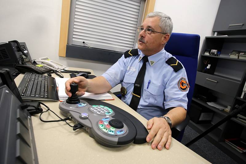 Zrekonstruované operační centrum Městské policie Zlín.