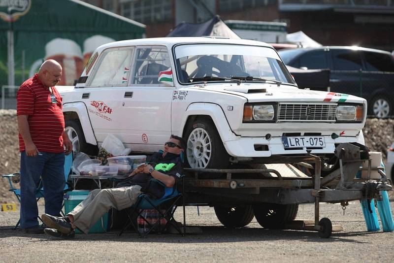 Barum Czech Rally Zlín 2014. Depo veteránů.