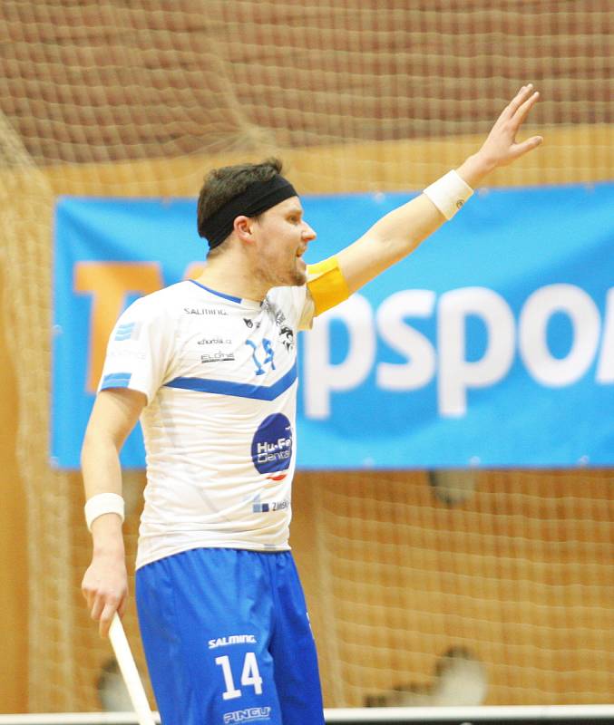 Florbalisté Otrokovic se postavili ve 3. zápase čtvrtfinále play-off proti Chodovu.