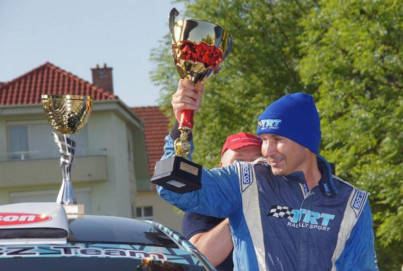 Vyškovská rally - vítězná posádka Odložilík - Tureček