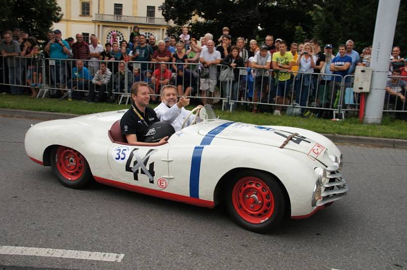 Start 49. ročník Barum Czech Rally. Bugatti