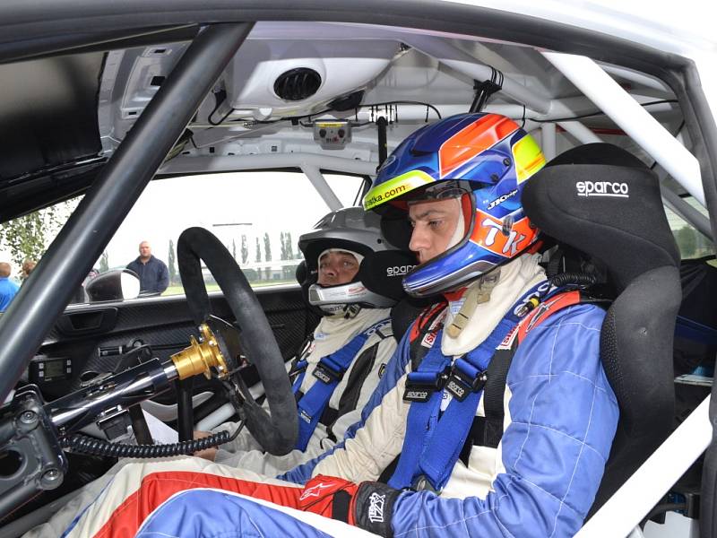 Tomáš Kostka testoval vůz Ford Fiesta R5 před startem Barum Rally. Ilustrační foto