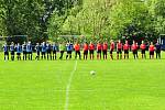 foto ze zápasu ženského fotbalového krajského přeboru žen Lužkovice - Brumov 3:2 po penaltách.