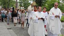 V neděli 18. června 2017 zaplnili park Komenského ve Zlíně věřící ze zlínské farnosti sv. Filipa a Jakuba, aby oslavili významný svátek, tzv. Boží Tělo.