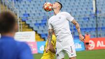 Fotbalisté Zlína (ve žlutých dresech) ve 3. kole FORTUNA:LIGY hostili Slovan Liberec.