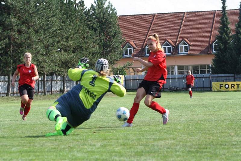 Krajský přebor žen: Brumov - Březnice 4:0. 