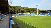 Fotbalový stadion Letná ve Zlíně.