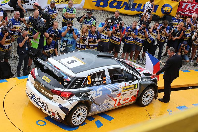 Start Barum Czech Rally Zlín 2018