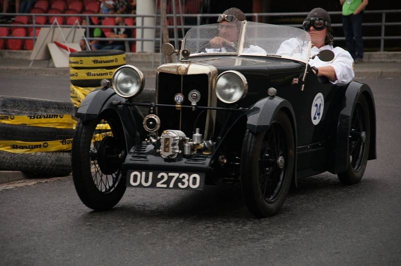 Start 49. ročník Barum Czech Rally. Bugatti