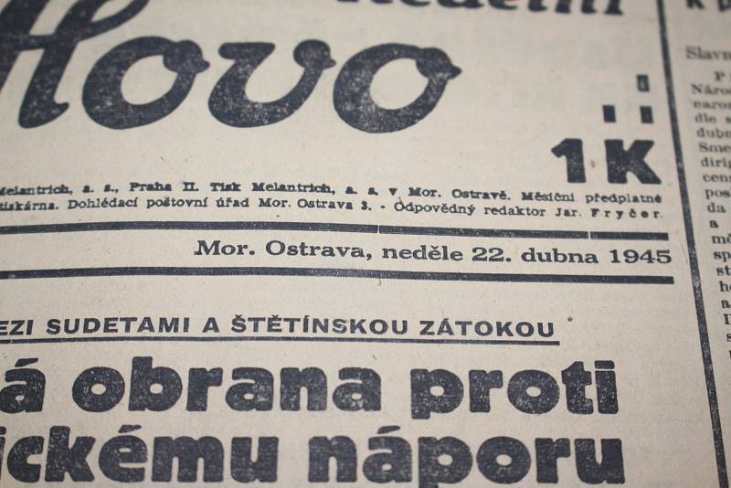 Osvobození Zlína 2.května 1945 - pamětník Zdeněk Rybka