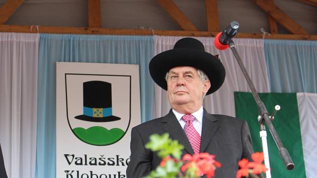 Druhý den návštěvy prezidenta Miloše Zemana ve Zlínském kraji v roce 2013. Ilustrační foto