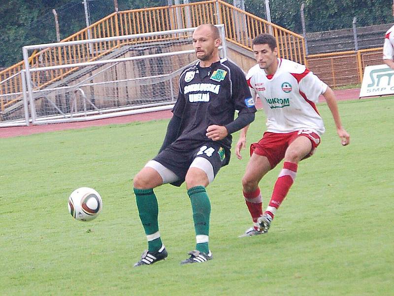 Utkání druhého kola druhé fotbalové ligy FK Baník Sokolov – FC Tescoma Zlín 2:3.