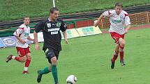 Utkání druhého kola druhé fotbalové ligy FK Baník Sokolov – FC Tescoma Zlín 2:3.