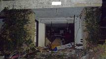 Výbuch otřásl rodinným domem na ulici Ke Křibům ve Zlíně.