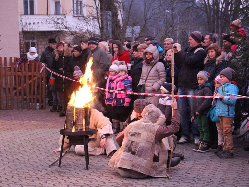 Živý Betlém v Luhačovicích na Boží hod Vánoční