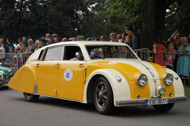 Start 49. ročník Barum Czech Rally. Bugatti