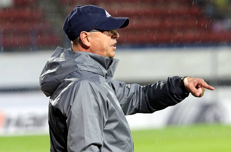 Zápas Evropské ligy FC Zlín vs. FC Sheriff na Andrově stadionu v Olomouci