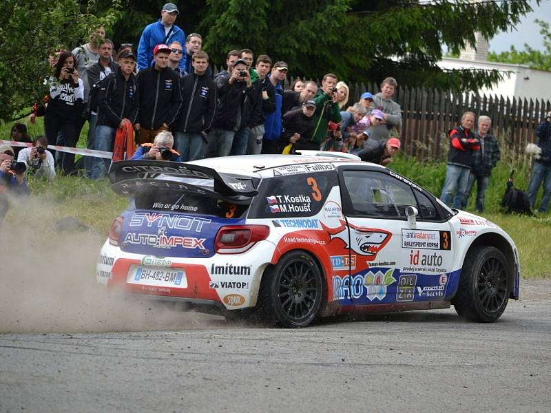 Tomáš Kostka oslavil vítězství v 22. ročníku Rallysprintu Kopná.