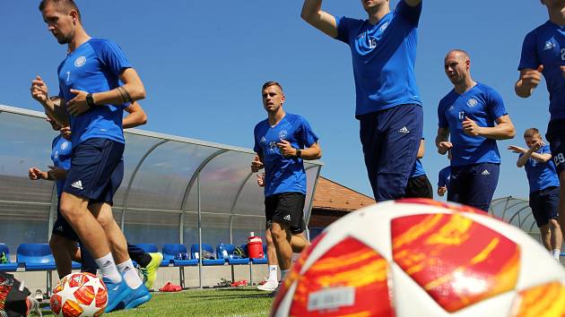 Trénink FC Fastav Zlín.