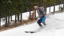 David Jílek Everesting na skialpech v Koutech nad Desnou 2021