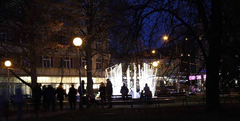 Rozsvícení vánočního stromu ve Zlíně, 1.12.2019