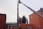 Odbornou přípravu s obsluhou motorové pily za ztížených podmínek absolvovali hasiči ze Zlína.