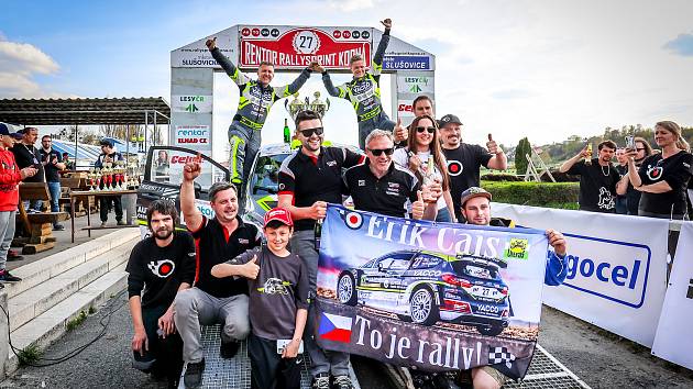 Vítězství ve 27. ročníku Rallysprint Kopná v sobotu obhájil mladý 22letý pilot a účastník letošního MS Erik Cais z Fryštáku se spolujezdcem Danielem Trunkátem ve voze Ford Fiesta R5.