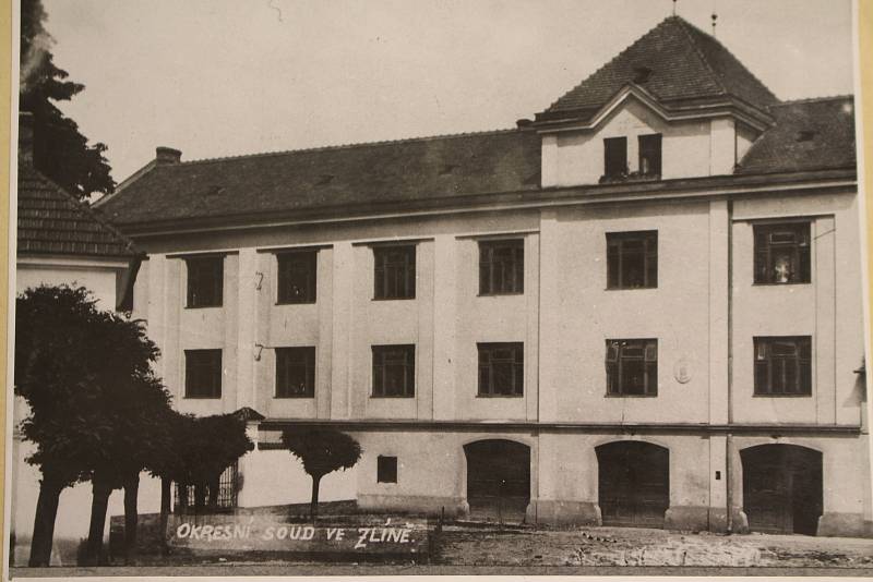 Okresní soud ve Zlíně. Budova zlínského soudu v roce 1925, v celé své kráse.Zdroj: Státní okresní archiv Klečůvka.