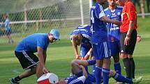 Fotbalisté divizního Slavičína vyzvali v poháru FAČR Sigmu Olomouc a prohráli 0:6.